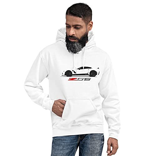 2015 Z06 C7 Vette Owner Custom Car Club Hoodie Sport Grey3
