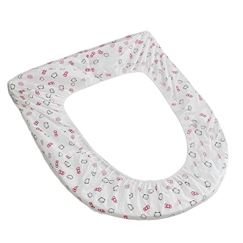 Fulenyi Toilettensitzbezug | Dickes und wasserdichtes Toilettensitzkissen | Tragbare Reise-Toilettenmatte aus Vlies-Gewebe für Camping, Ausgehen