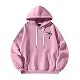 Mens Sweatshirts Hoodies, Graphic For Men Techwear Hoodie Hip Hop Long Sleeve Streetwear Unisex Casual Men'S Fashion Hoodies & Sweatshirts Essential Hoodies Pull Sweatshirts (4XL, Pink)