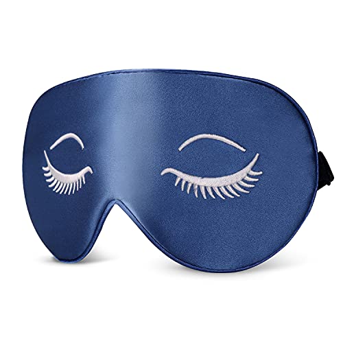 Image of Alaska Bear Natural Silk Sleep Mask, Blindfold, Super Smooth Eye Mask (Breakfast at Tiffanys)