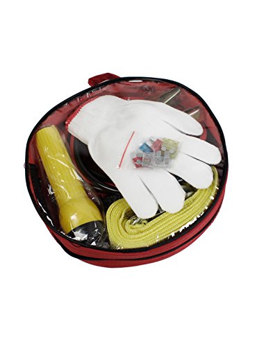 Kit de emergencia vial con cinturón de remolque y cables miniatura 3
