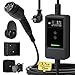 Produktbild dé Ladekabel Elektroauto Typ 2 Schuko 3,7kW [15m, 6-16A] EV Charger Mit Kabelhalter und digitalem LCD - EV Ladegerät für e Auto Model 3/Y, ID.3/4/5, MG4, Q4, GLA, Zoe und Anderen PHEV/EV