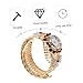 Imagen de Homoyoyo Reloj de Cuarzo de Aleación para Mujer 1 Pieza Diseño Creativo Pulsera Decoración Elegante Adecuado para Ocasiones Obsequios y Casual