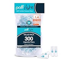 Paffright 300 Zigarettenfilter Aufsatz, Filter Zigaretten, Anti Teerfilter für Zigaretten, Anti Teer Filter, Plastik Zigarettenfilter 8mm, Zigarettenspitze für Regular