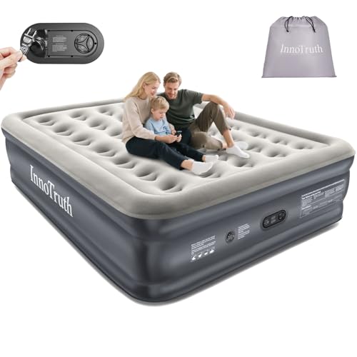 InnoTruth Air Mattress Queen with Built in Pump,...