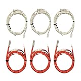 Voltaje de calefacción: 24 V, 40 W. Temperatura de trabajo recomendada: PLA (180 °C a 210 °C), ABS (220 °C a 240 °C).