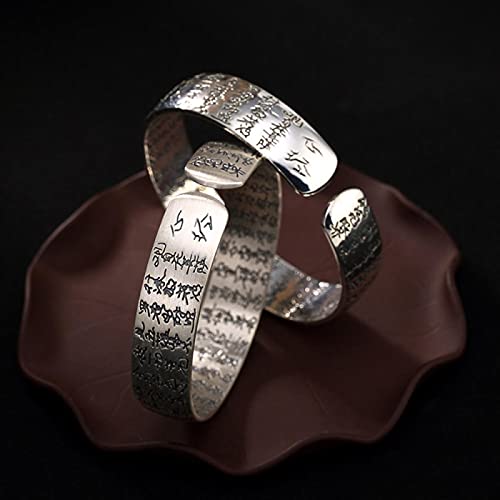 Bague argent s999 pur femme mat lisse ouvert ajustable anneau tendance