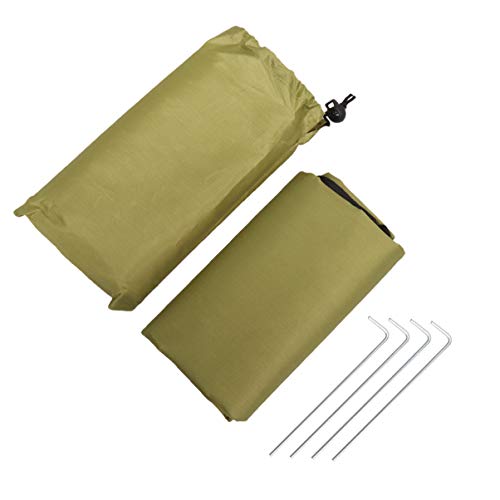 Tapete de praia para acampamento BESPORTBLE para ambientes externos à prova d'água com prendedores