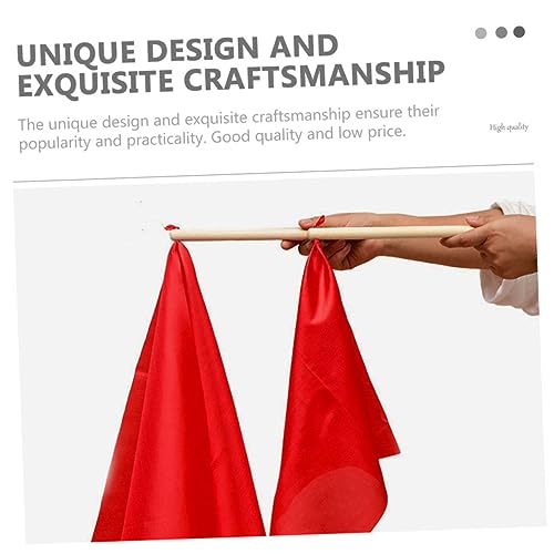 Baquetas de madera para tambor de cintura, accesorios para práctica musical, color rojo miniatura 5