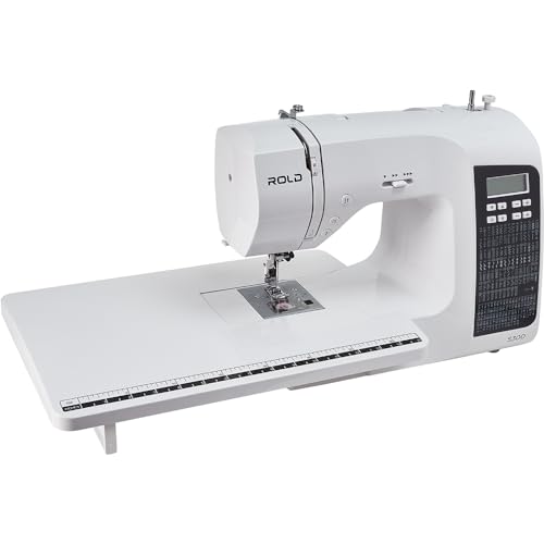 Rold S300 Computer Nähmaschine mit Anschiebetisch | 190 Nähstiche zum Nähen aller Arten von...