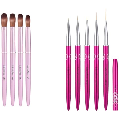 Set de 4 Pinceles Acrílicos para Uñas MelodySusie miniatura 1