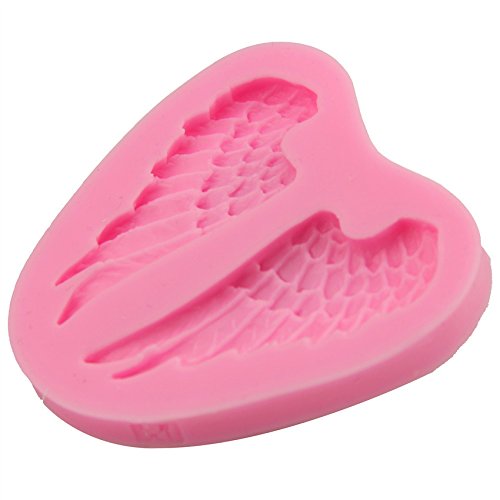 Stampo in silicone ala d'angelo Stampo per torta artigianale fai-da-te Strumenti di cottura Piuma Ciondolo moda Aromaterapia Stampo in resina di gesso Decorazioni per la casa  15