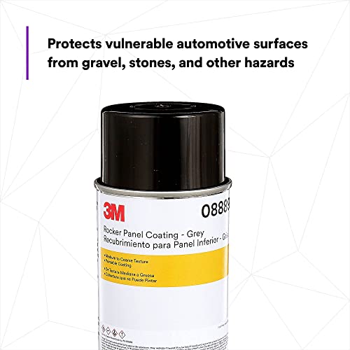 3M Rocker Panel Coating Aerosol Spray, 08889, 21 oz, Gray, Textured Finish, Abrasion Resistant, Chip Resistant, One Size, Factory - Image 4