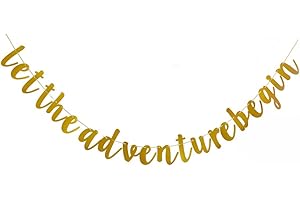 Let the Adventure Begin Banner - Perfect for Milestone Celebrations and Theme Ceremonies