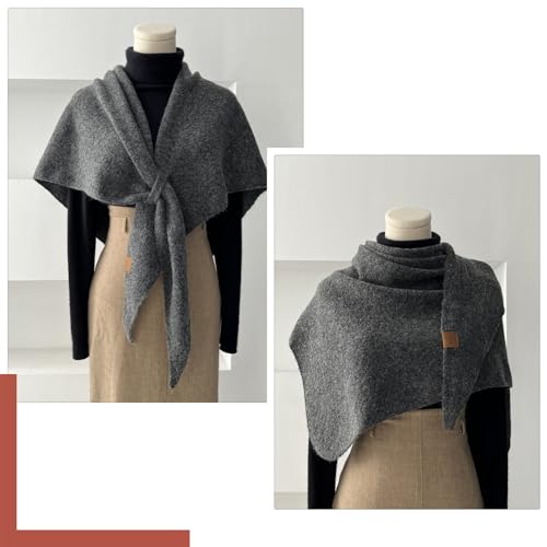 2025 New Pashmina Wraps for Women, Shawl Wraps Women Knitted Shawls Cardigan Cape Wool Cashmere Shoulder Tops Scarf4