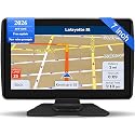 Navigationsgeräte für Auto,7 Zoll,LKW navigationsgeräte-GPS mit Echtzeit-Verkehrsinformationen,mit HD-Display und Sprachsteuerung,europäische Karten,geeignet für PKWs,Wohnmobile und LKWs (7 Zoll)