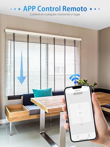 Miniatura 3 de Allevoi Interruptor Inteligente Persiana 80 80 Mm, Interruptor Wifi Persianas Control De App Y Voz, Compatible Con Alexa Y Google Home, Necesita Cable Neutro