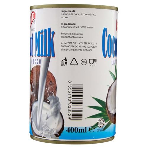 Save Crema Latte Cocco senza Zucchero, 400ml