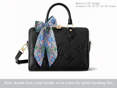 Liberty London Scarf -Choose Length - "Strawberry Thief" Vibrant William Morris Skinny Scarf Tie Headband, Handbag/Purse flair - Silky Tana Lawn Cotton - Choose Length3