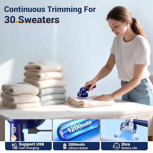 Rechargeable Fabric Shaver with Code D9LBWIKW - $9.99 - Image 5