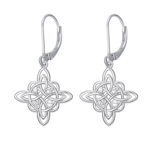 Midir&Etain Boucles d'oreilles pendantes chauve-souris/araignée/fantôme/crâne/sorcière en argent sterling 925 pour femme - Bijoux d'Halloween - Cadeaux d'anniversaire pour filles et filles, Small