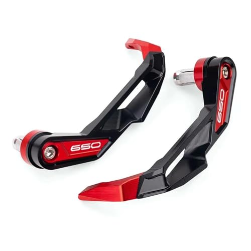 Leviers de frein guidon moto protecteur main Kawasaki Z900 Z800 Ninja 650 rouge