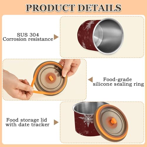 Contenedor para almacenamiento de café 500ml acero inox miniatura 5