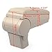 99Parts Beige Center Console Armrest Box Storage with Leatherette Padding Fit for 1999-2004 VW Golf Bora Jetta GTI MK4