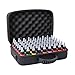 Drawing Inks Travel Case Holds 54pcs 1oz Drawing Ink, PU memory foam to push and help to seal the cap of the ink bottle. (Case Only)