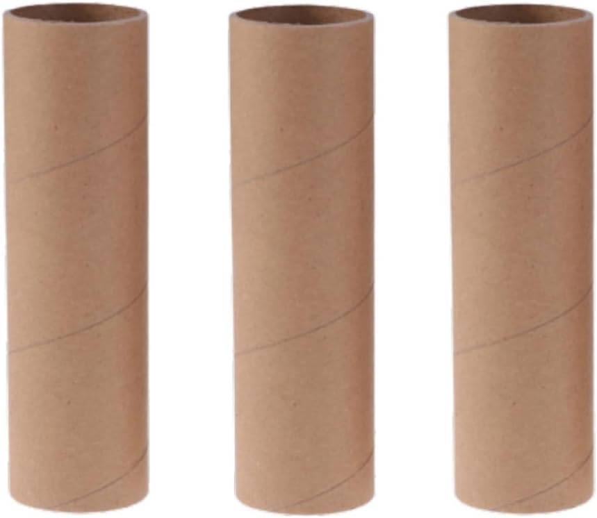 ARTIBETTER 30 Pcs Kraft Paper Mailing Tube 15x4.3cm for Documents and Goods