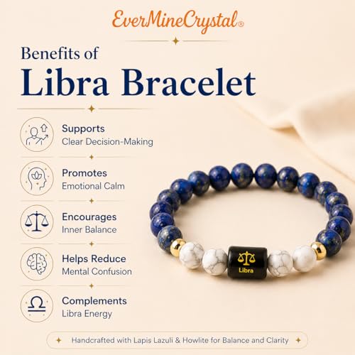 Image of Zodiac Crystal Bracelet with Raw Selenite Plate for Men & Women | Aries, Taurus, Gemini, Cancer, Leo, Virgo, Libra, Scorpio, Sagittarius, Capricorn, Aquarius & Pisces Rashi Bracelet | Astrology Healing Crystal Gift
