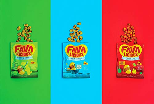Nuttee Bean Favalicious Fava Bean Snacks 2 Oz (Pack Of 12) - Salt And Vinegar #TOP5