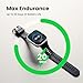 Amazfit Bip Max 50mm Smart Watch, 2.07" AMOLED Display, 20 Days Battery, GPS, 4GB Storage, Offline Maps, Hybrid Training, 150+ Sports, HYROX Mode, Fitness Tracker for Android & iPhone