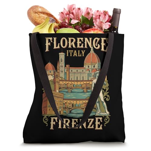 Bolsa vintage souvenir de viaje Florencia Italia miniatura 4