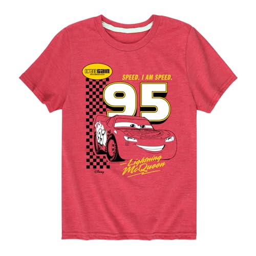 Disney - Cars - McQueen 95 I Am Speed -Kids Toddler and Youth Short Sleeve Tee