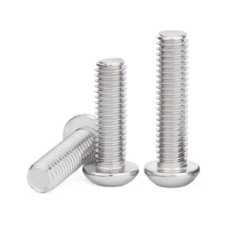 Viti a Bussola Lunga Viti a Testa cilindrica Lunga, 10/50 Pezzi 3-60 mm M3 M4 304 in Acciaio Inossidabile con esagono Incassato, Viti a Testa cilindrica, Viti a Testa Tonda, ISO7415(25mm)