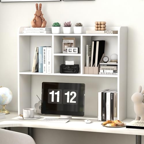 OC Orange-Casual Desktop Bookshelf with 6 Shelves