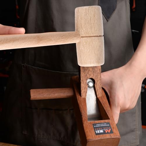 Wooden Crab Lobster Mallet, Mini Wooden Mallet Hammer for Chocolate Solid Beech Wood Round Hammer for DIY Breakable Heart Hammer - Image 4