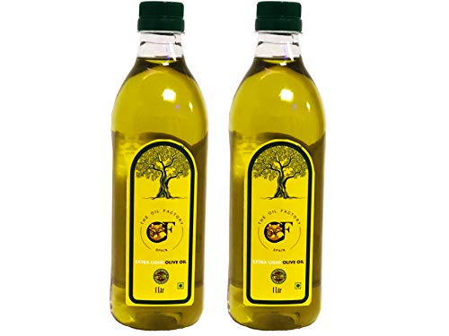Image of The Oil Factory Extra Light Olive Oil - 1 LTR Pack of 2
