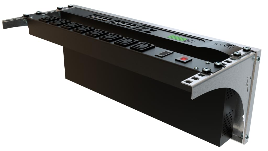 Montaggio a parete Armadio Rack 19 Pollici 4U - Ripiano Rack Realizzato in Acciaio - Rack e Armadietti per Apparecchiature di Rete - Capacità di peso di 80 kg