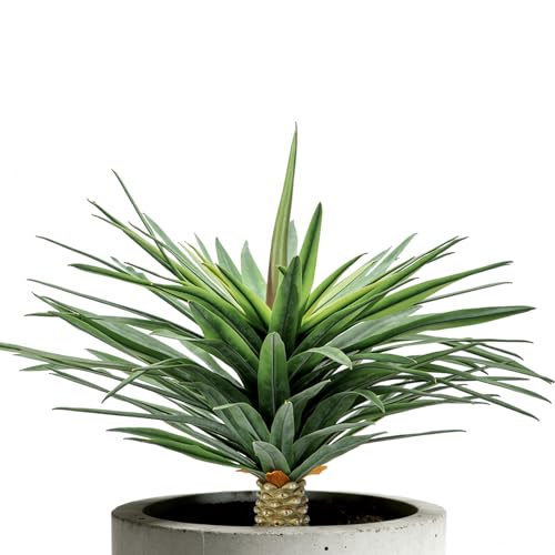 Saki Décor Artificial Agave Plant - 24 Inch UV Resistant