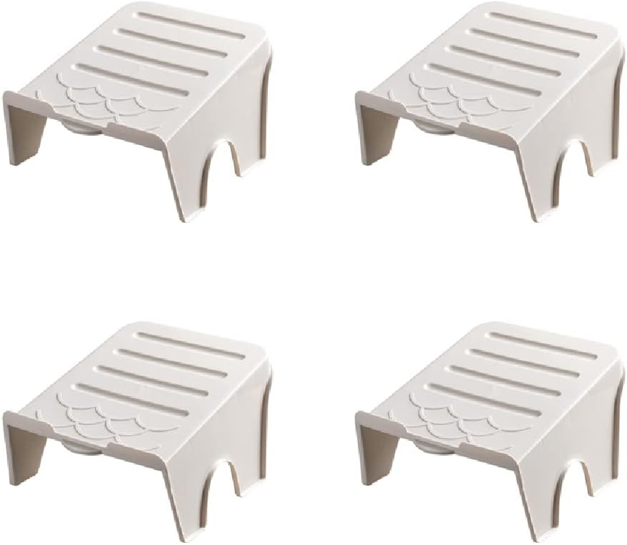 Shoe Holder, 4pcs Shoe Rack,Better Stability Shoe Organizer,Shoe Stacker,Space Saver, Non-Slip (Color : Beige) (Beige)
