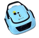 WINNY POOL CLEANER Aspirador De Pó Robótico Sem Fio Para Piscina, Robô Limpador De Piscina Com 120 Minutos, Sucção Potente E Filtros Duplos, Carregamento Rápido De 2,5 Horas, Ideal Para Piscinas Pla