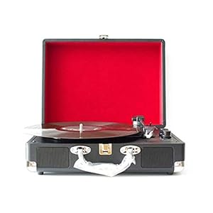 Gramofon Retro Przenośny w Stylu Vintage