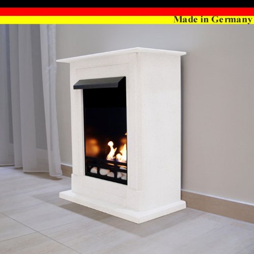 Chimenea Etanol y Gel Modelo Madrid Deluxe Blanco