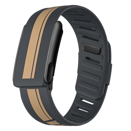 [Fsavlroy] �X�|�[�c�V���R���o���h Whoop 5.0 One/Peak & Whoop 5.0 Life/MG �Ή��A�X�e�����X�o�b�N�� �h�� �ʋC�� ���߉\ �j�����p �����p�o���h�y�ǐՋ@��Ȃ��z(�u���b�N �`���R�[���O���[/�J�[�L)