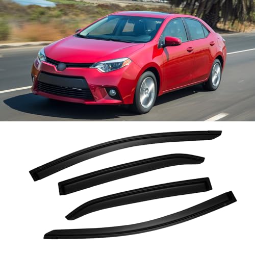 Rain Guards for Toyota Corolla 2014-2019 outside-mount 4PCS