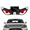 gifyym Car Windshield Flashing Eyes Waterproof Dynamic Solar Sticker with USB Port LED Panel for Car Camper Van Utility Vehicle Leisure #4