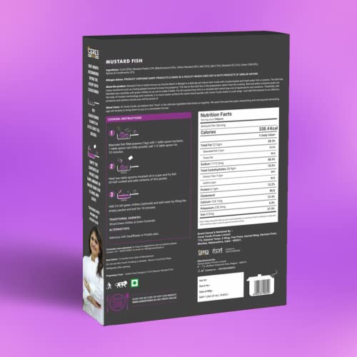 Ceres Foods Bengali Mustard Fish Instant Liquid Masala |Shipped Fresh |Fish cooking paste|Curry Paste| Curry Mix | Ceres Foods Mustard Fish​ ​Ready to Cook Gravy |Mustard​ ​Ready to Cook Gravy​ |Masala​|​Meat Masala|Mustard ​|​ ​Mustard​ ​Paste​ | Bengali Recipe | Bengali Masala | ​​ Mustard Masala | Fish Masala | Easy to cook | 3 steps Recipe | Mustard Gravy |​ ​Made from Authentic spices​ |​ Ready in 15 Mins | Serves 4 | No Preservatives, Colours or Artificial Flavours​ | 200g | Just add Fish