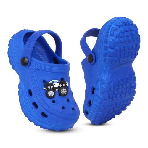 Image of FUEL Poddle Comfortable Indoor & Outdoor Casual Garden Clogs, Soft Cushioned Footbed and Lightweight EVA Slip-On Kids Clogs for Boys & Girls